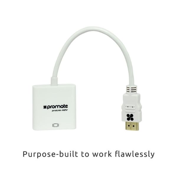 Picture of HDMI (Male) to VGA (Female Display Adaptor Kit. Supports up to 1920x1080@60Hz.