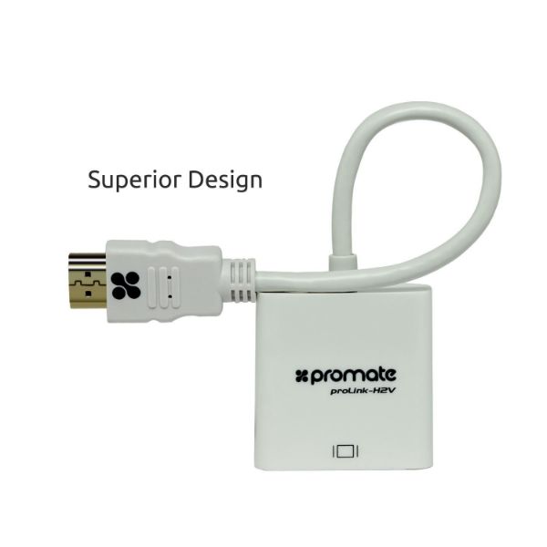 Picture of HDMI (Male) to VGA (Female Display Adaptor Kit. Supports up to 1920x1080@60Hz.