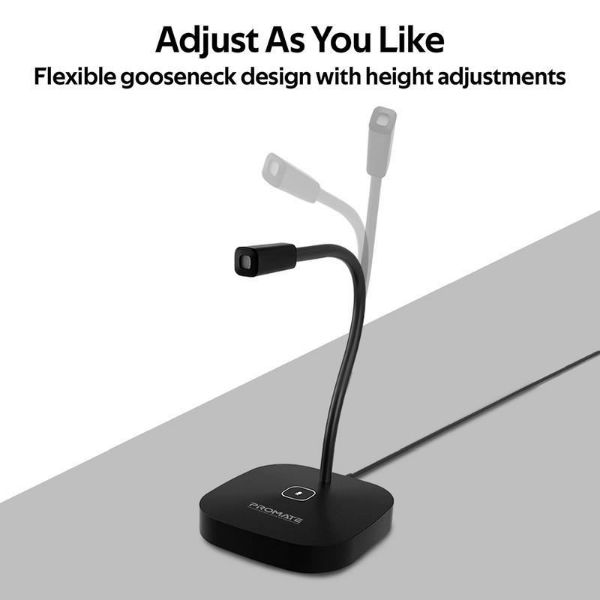 Picture of OmniDirectional USB Microphone w Gooseneck Design Mute Button Easy Plug & Play
