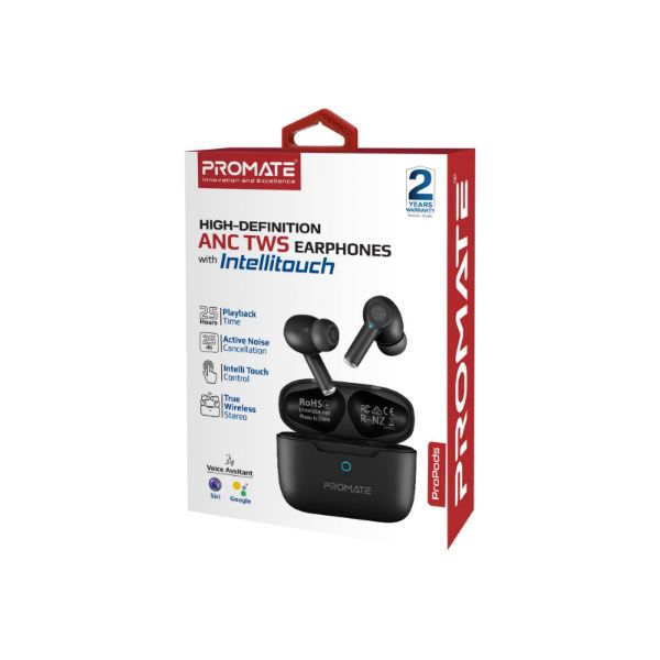 Picture of In-Ear HD Bluetooth Earbuds with Intellitouch & 400mAh Charge Case Built-in Microphne