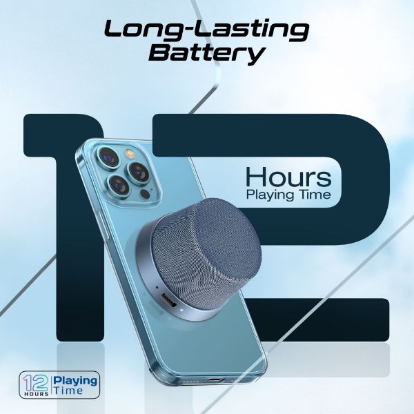 Picture of 3W Mini Bluetooth Speaker w/ Magsafe Compatible Base. Supports Music & Calls High