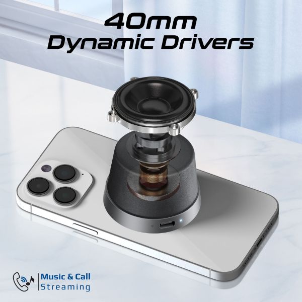 Picture of 3W Mini Bluetooth Speaker w/ Magsafe Compatible Base. Supports Music & Calls High