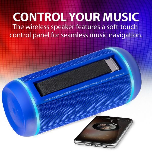 Picture of 30W True Wireless Stereo Spkr with LED light Show Multi Playback Modes 6600mAh Power