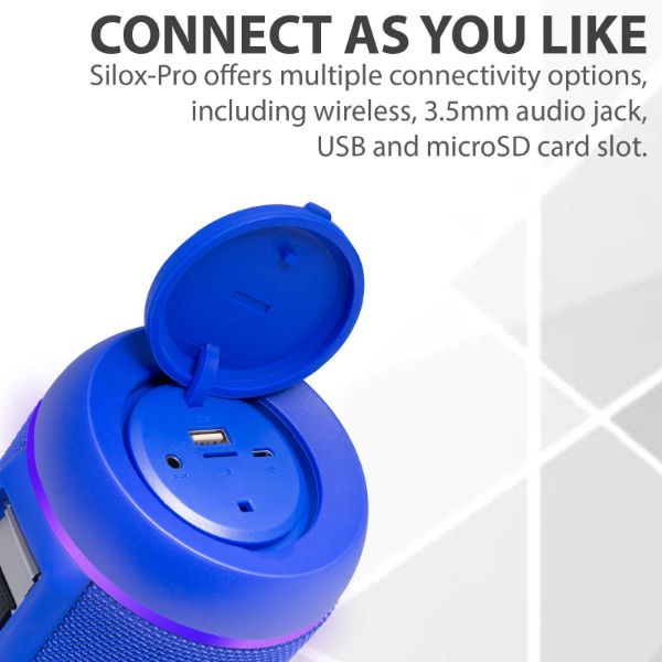 Picture of 30W True Wireless Stereo Spkr with LED light Show Multi Playback Modes 6600mAh Power