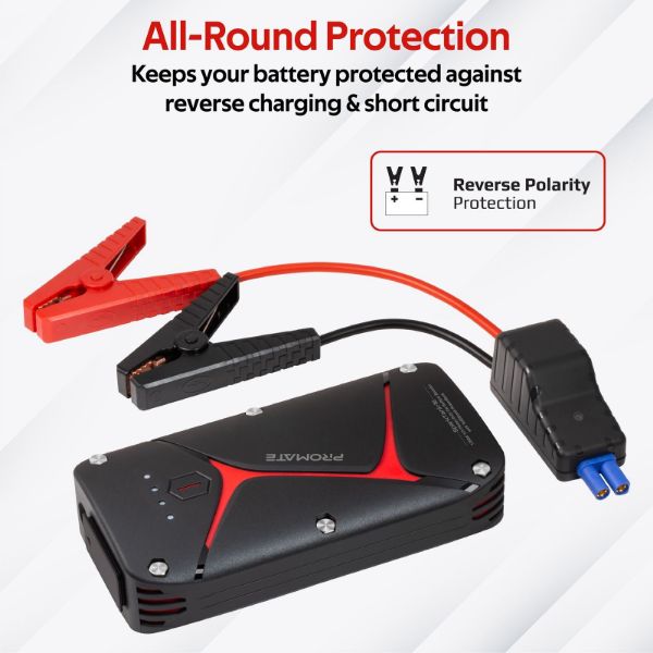 Picture of 12V IP67 Car Jump Starter w/ Built-in 16000mAh Powerbank 80lm LED Flashlight