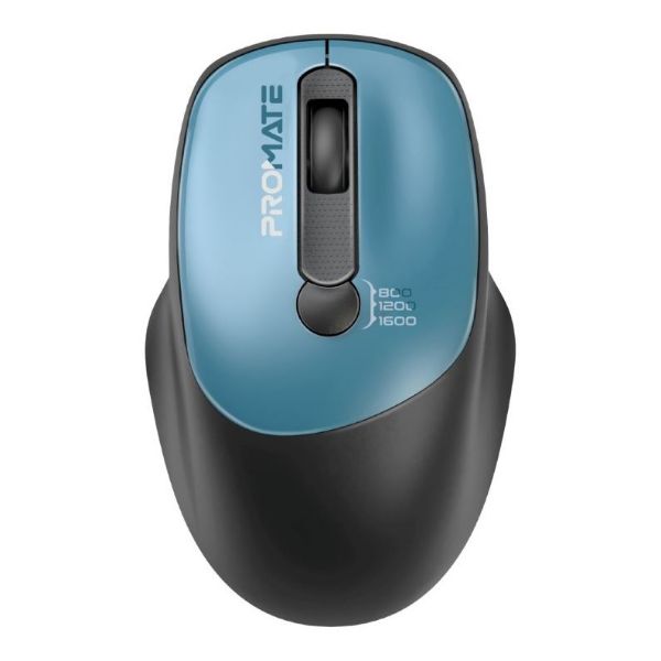 Picture of EZGrip Ambidextrous Ergonomic Wireless Mouse. 800/1200/1600Dpi Plug & Play