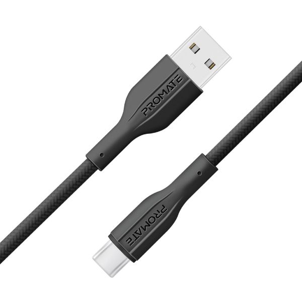 Picture of 2M USB-A to USB-C Super Flexible Cable. Supports 2A Charging & 480Mbps Data
