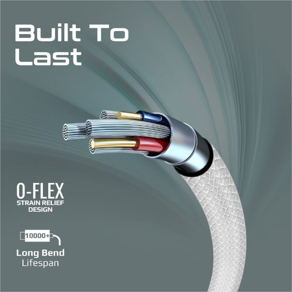 Picture of 2M USB-A to USB-C Super Flexible Cable. Supports 2A Charging & 480Mbps Data