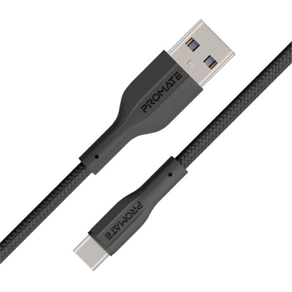 Picture of 1M USB-A to USB-C Super Flexible Cable. Supports 2A Charging & 480Mbps Data