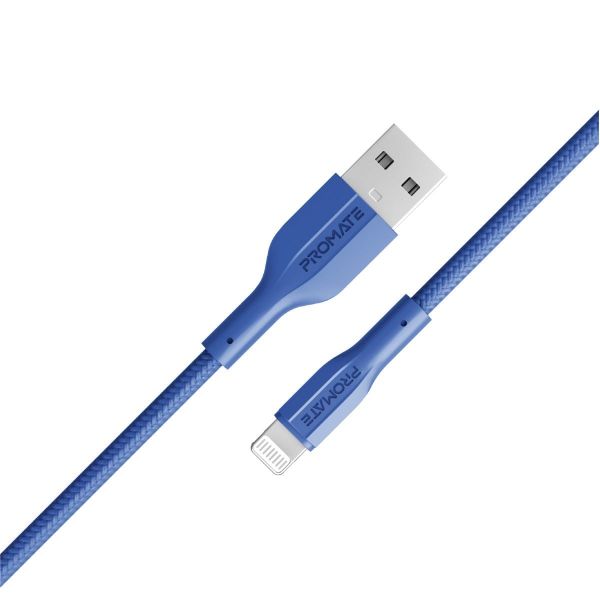 Picture of 1M USB-A to Lightning Connector Super Flexible Cable 2A Charging & 480Mbps Data