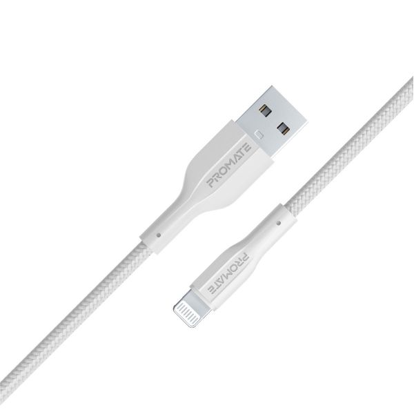 Picture of 1M USB-A to Lightning Connector Super Flexible Cable 2A Charging & 480Mbps Data