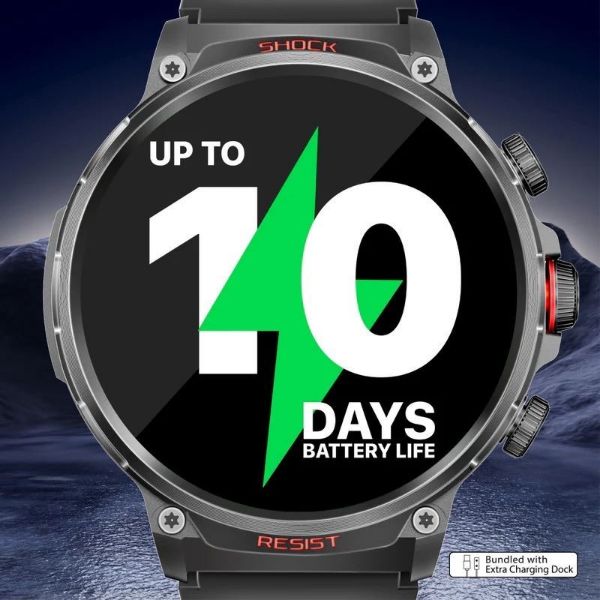 Picture of IP67 1.85'' Fitness Tracker Smartwatch w/ BT Calling. Up to 60 Days Standby 7-10