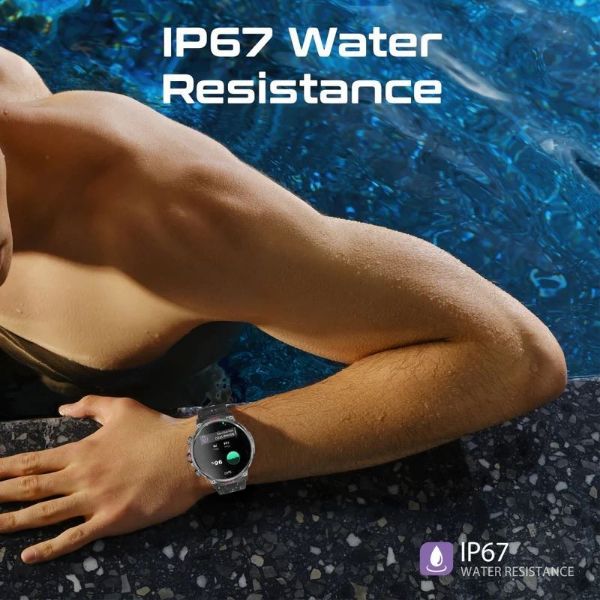 Picture of IP67 1.85'' Fitness Tracker Smartwatch w/ BT Calling. Up to 60 Days Standby 7-10