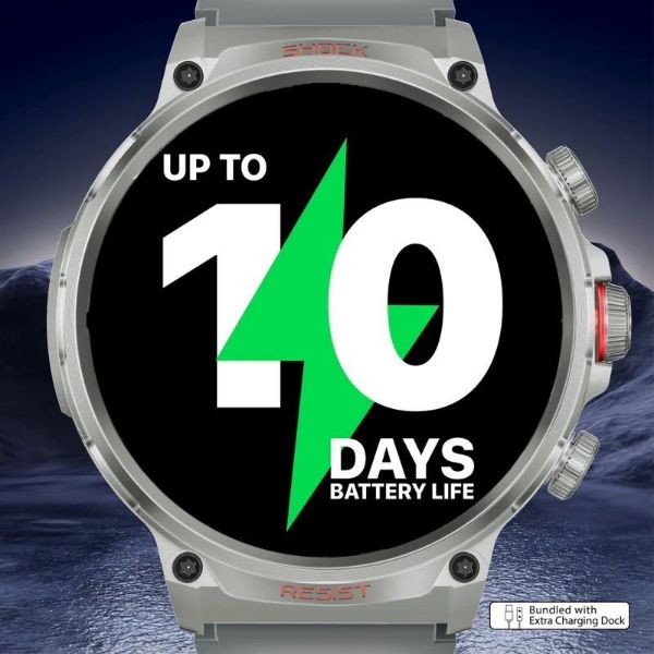 Picture of IP67 1.85'' Fitness Tracker Smartwatch w/ BT Calling. Up to 60 Days Standby 7-10