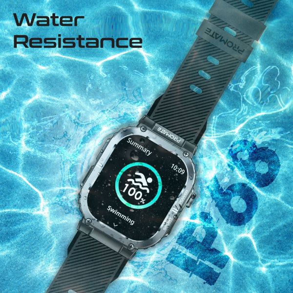 Picture of IP68 Smartwatch w/ 2.01'' Display & Bluetooth Calling. Fitness Tracker Pedometer