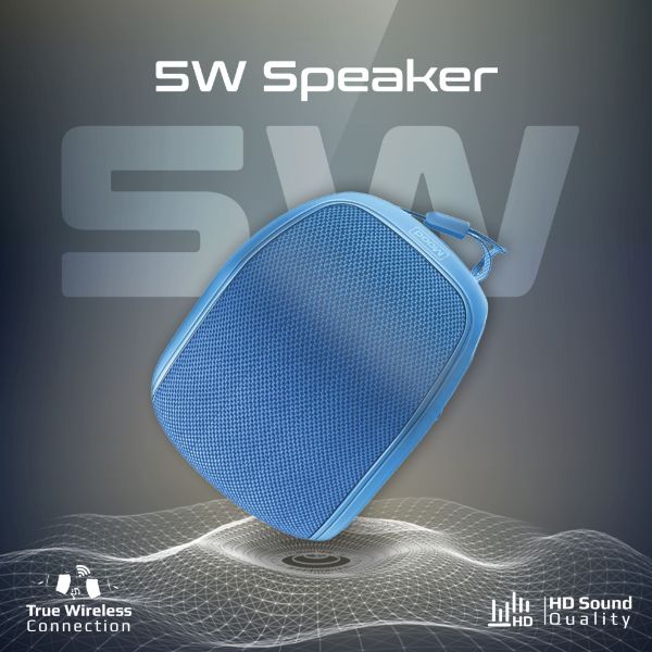 Picture of 5W Wireless HD Bluetooth Portable Speaker w/ Built-in Lanyard. Battery Capacity 1200
