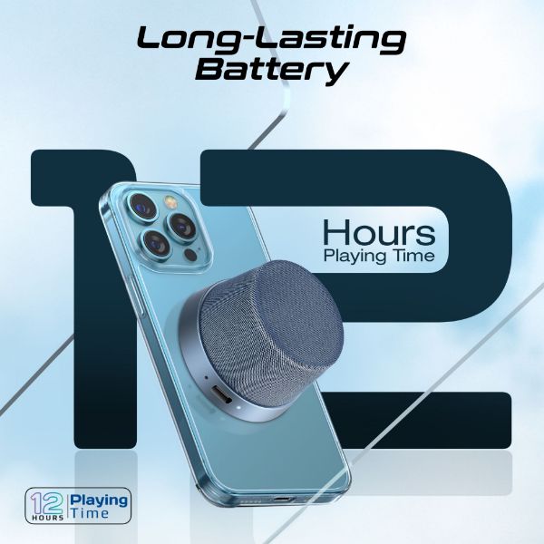 Picture of 3W Mini Bluetooth Speaker w/ Magsafe Compatible Base. Supports Music & Calls High