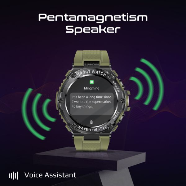 Picture of IP67 Sport Watch w/ 1.53'' Round Screen & BT Calling. Fitness Tracker Pedometer