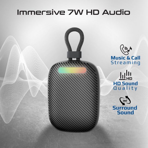 Picture of 7W Wireless HD Speaker with up to 14 Hours Playing ti IPX6 Water Resistant TWS