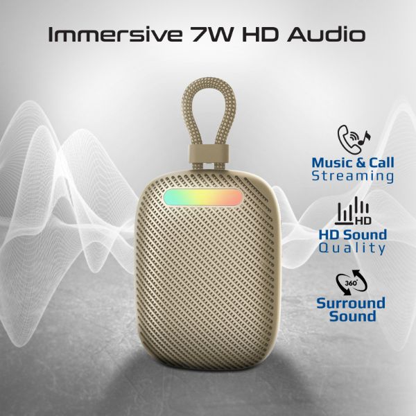 Picture of 7W Wireless HD Speaker with up to 14 Hours Playing ti IPX6 Water Resistant TWS