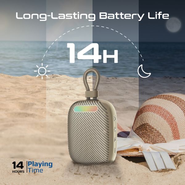 Picture of 7W Wireless HD Speaker with up to 14 Hours Playing ti IPX6 Water Resistant TWS