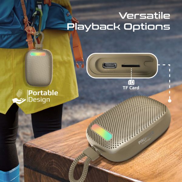 Picture of 7W Wireless HD Speaker with up to 14 Hours Playing ti IPX6 Water Resistant TWS