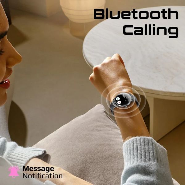 Picture of IP68 Smartwatch with 1.32'' Curved AMOLED Display & BT Cal Fitness Tracker Pedometer Bloo