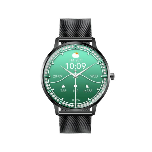 Picture of IP68 Smartwatch with 1.32'' Curved AMOLED Display & BT Cal Fitness Tracker Pedometer Bloo