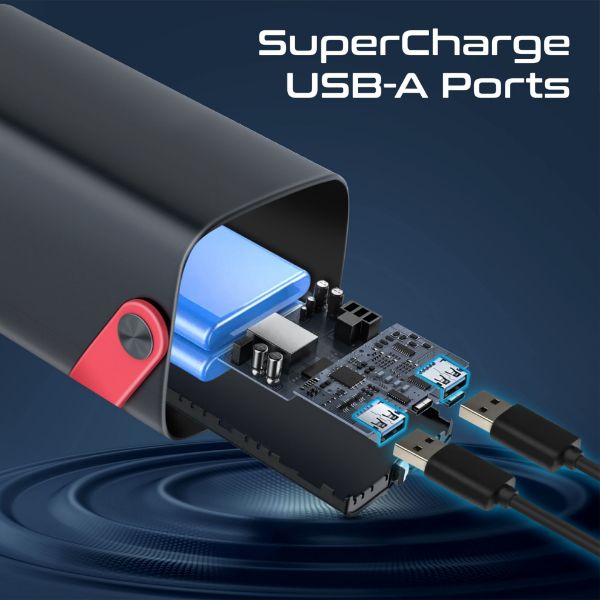 Picture of 80000mAh High Capacity Power Bank with 100W PD. Multiple Input/Output Ports 3