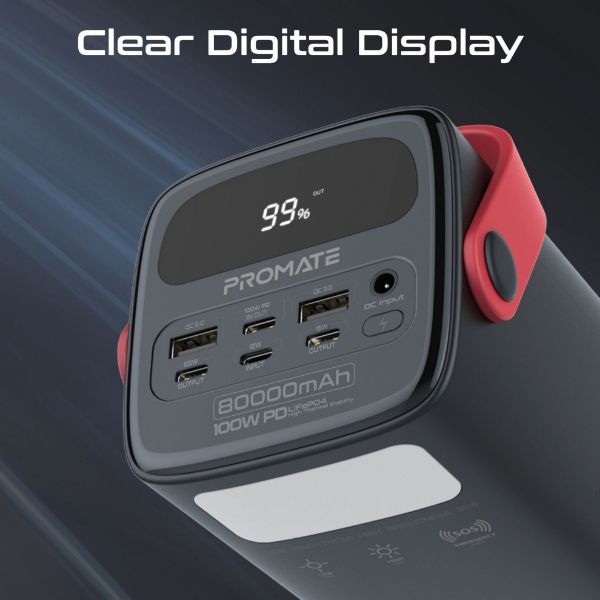 Picture of 80000mAh High Capacity Power Bank with 100W PD. Multiple Input/Output Ports 3