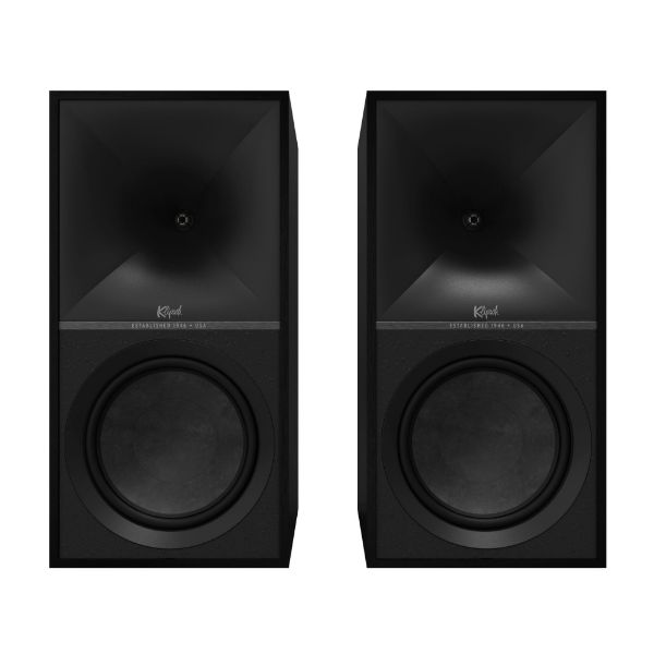 Picture of The Nines 8'' Powered Book Shelf Speakers Black Bundle with FREE WIIM-MINI