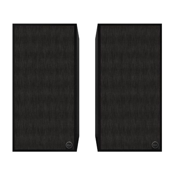 Picture of The Nines 8'' Powered Book Shelf Speakers Black Bundle with FREE WIIM-MINI