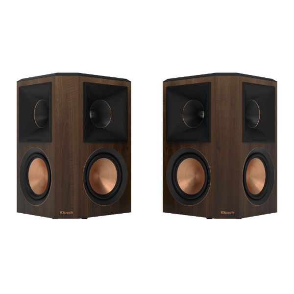 Picture of Reference Premier II Dipole Speakers - Dual 1" Tweeters + 5.25" Woofers - Walnut -Pair