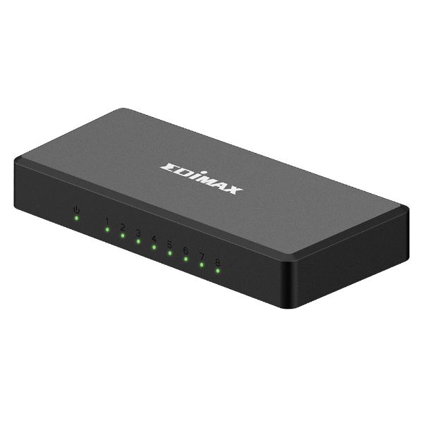 Picture of 8 Port 10/100/1000 Gigabit Desktop Switch. Full Duplex. Perfect Solution for Home and