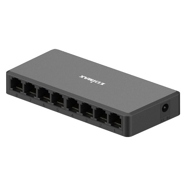 Picture of 8 Port 10/100/1000 Gigabit Desktop Switch. Full Duplex. Perfect Solution for Home and