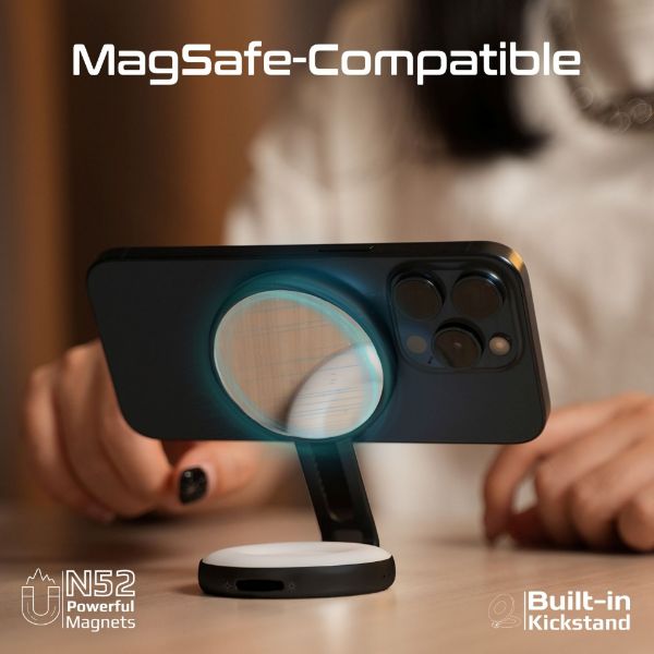 Picture of 360° Rotatable Ultra-Slim MagSafe Compatible Recharge LED Ring Light