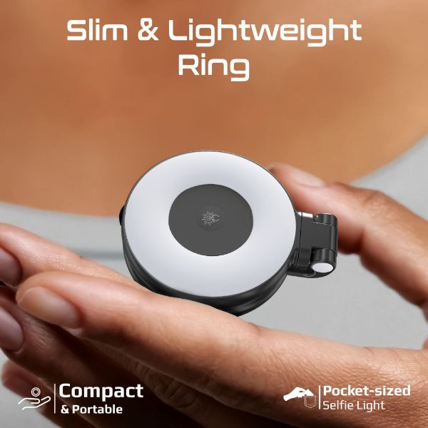 Picture of 360° Rotatable Ultra-Slim MagSafe Compatible Recharge LED Ring Light