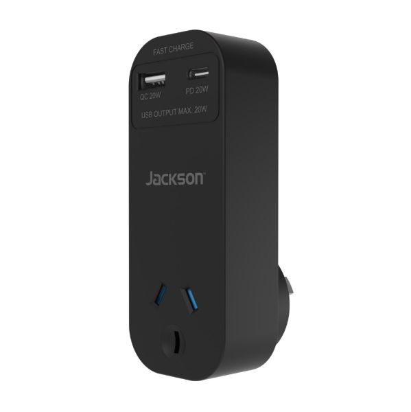 Picture of 20W PD Rapid Charge USB-A/C Ports Wall Adapter