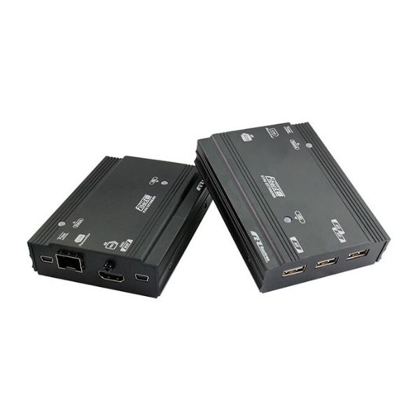 Picture of True 4K HDMI Fiber KVM Extender with USB 10G SFP Module 500M (Single-Mode)