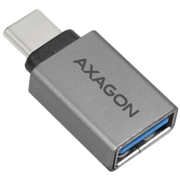 Picture of AXAGON USB-C 3.1 M to USB-A F Adapter. Durable Premium Aluminium Body