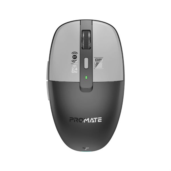 Picture of PROMATE Dual-Mode Wireless Mouse with Rechargeable Battery. 2.4G & BT Connect