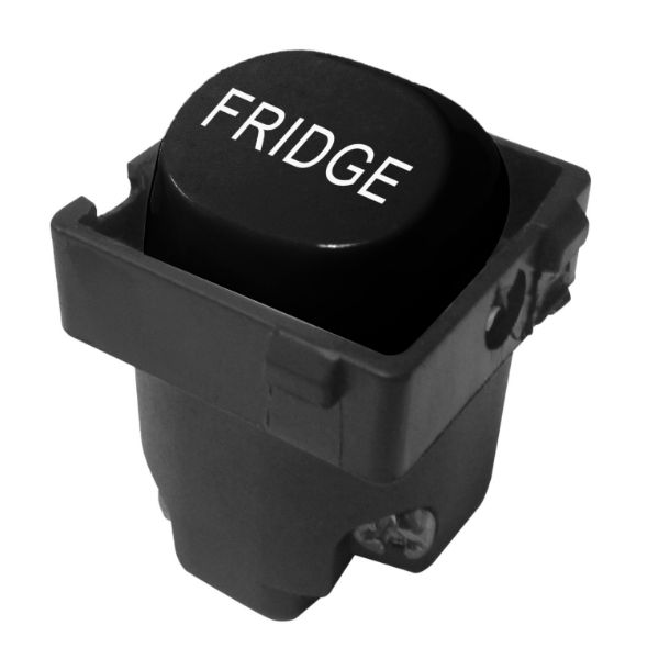 Picture of 16A 2-Way Labelled LIGHT Mechanism Suits all Tradesave Plates Black