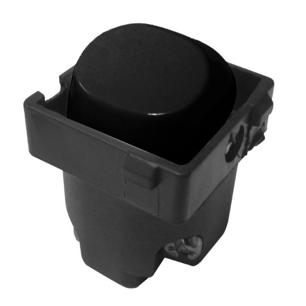 Picture of 16A 2-Way Mechanism Suite all Tradesave Plates Flame Resistant Polycarbonate Black