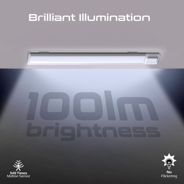 Picture of 40cm Rechargeable Light Strip with Motion Sensor. 2000mAh Battery Up to 3 Hours