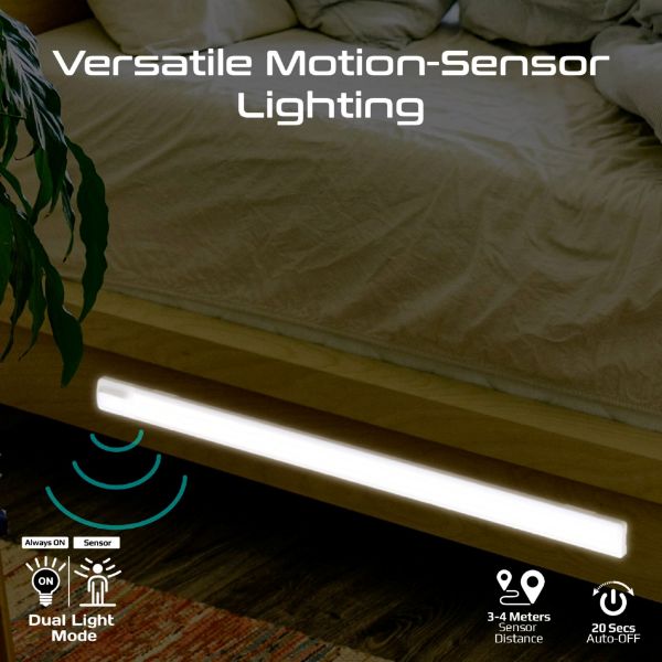 Picture of 60cm Rechargeable Light Strip with Motion Sensor. 2000mAh Battery Up to 3 Hours