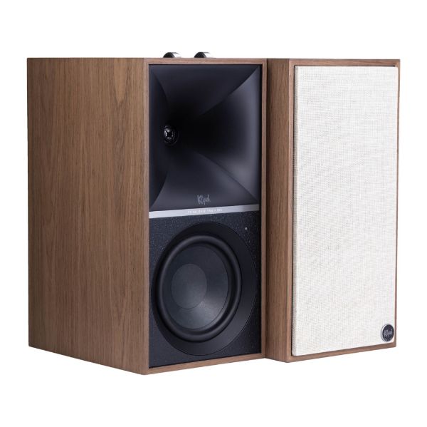 Picture of The Sevens 6.5'' Powered Book Speakers Walnut