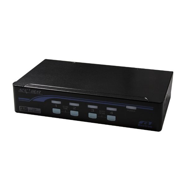 Picture of 1-4 USB Automatic KVM Share 1x Keyboard Video /Mouse w/ 4x CPU''s via the VG