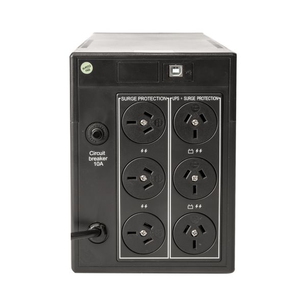 Picture of Defender 1600VA (960W) Line Interactive UPS 3x NZ Power Sockets w/ Surge+Battery