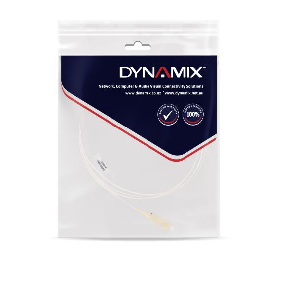 Picture of 2M SC Pigtail OM1 1x Piece White 625/900um MM Fibre Tight Buffer LSZH Jacket