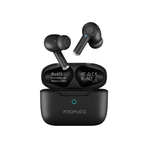 Picture of In-Ear HD Bluetooth Earbuds with Intellitouch & 400mAh Charge Case & Microphone